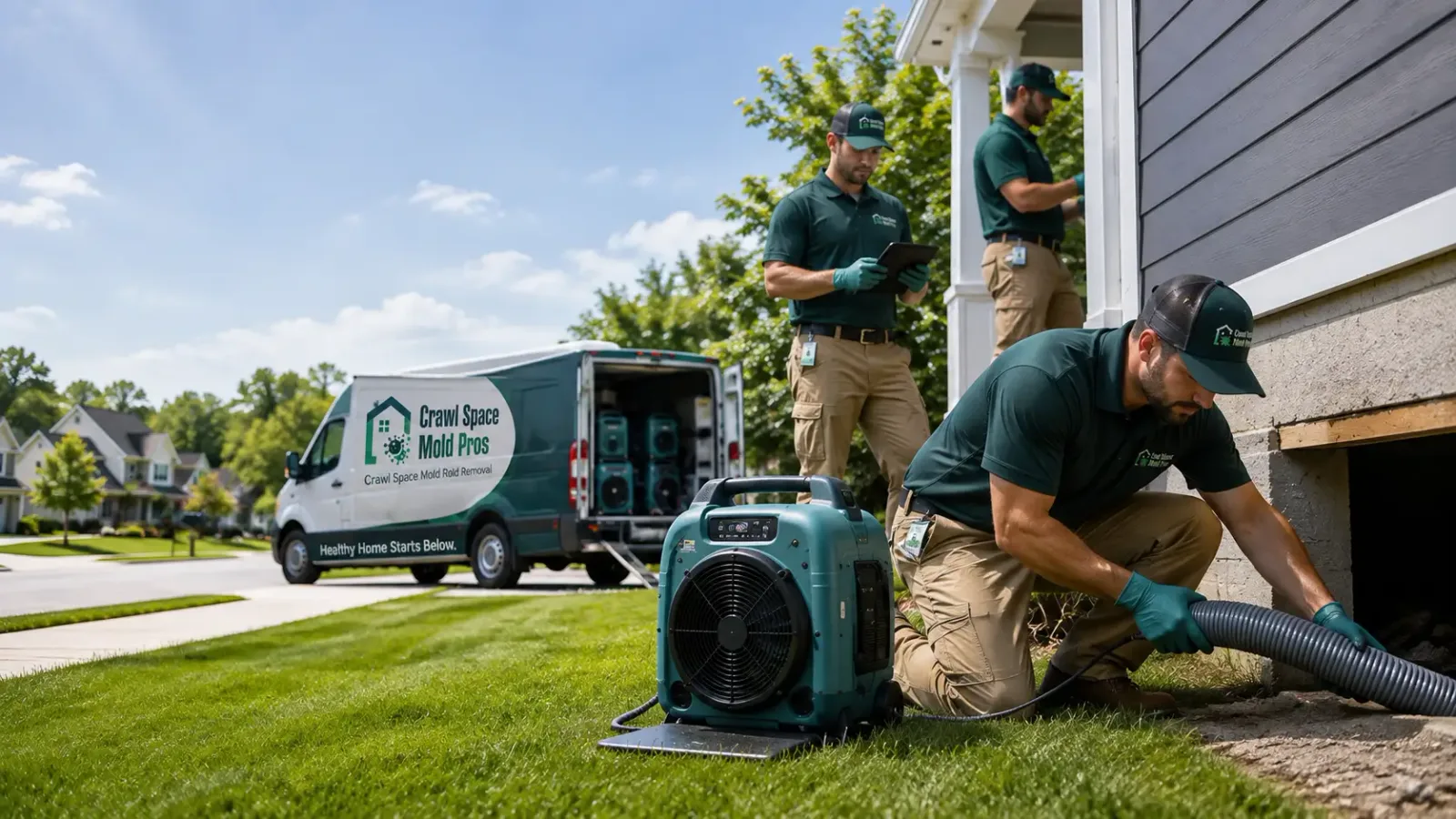 Crawl Space Mold Removal in Holyoke, MN